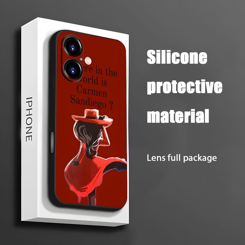 Apple Iphone 16 - Etui na telefon Hot Carmen Sandiego