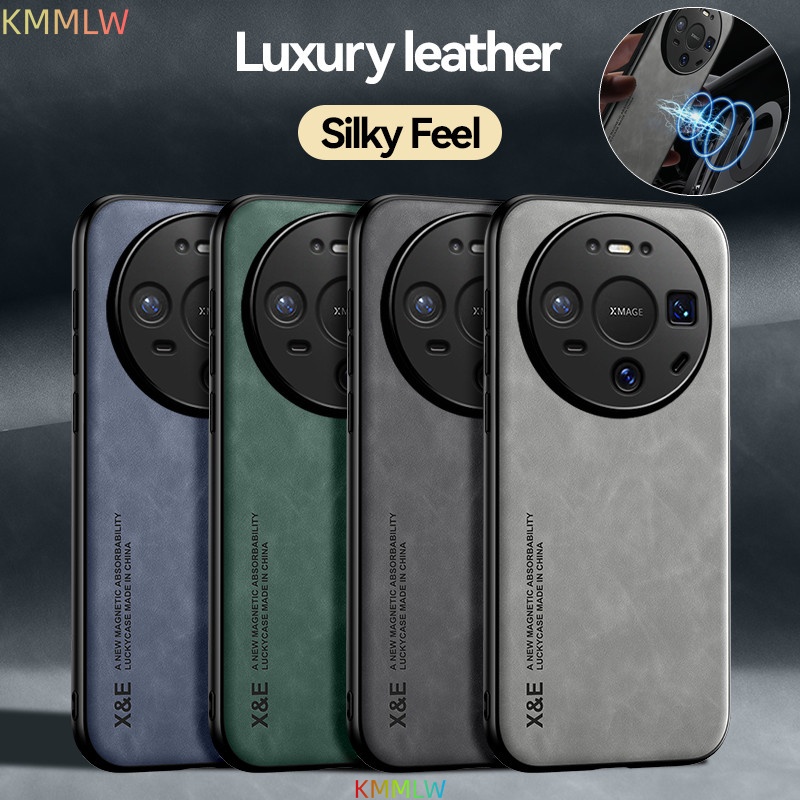 Huawei Mate 60 - Luksusowe skórzane etui na Huawei Mate