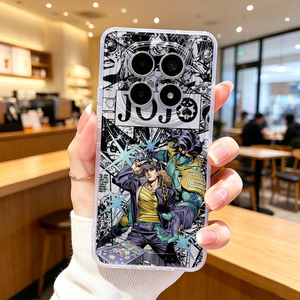 Xiaomi Poco X6 - JOJO Urocze Etui Ochronne Przezroczyste na