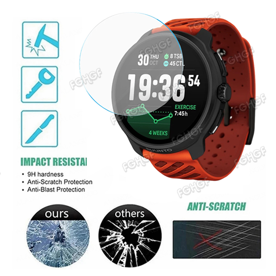 Folia ochronna ze szkła hartow – Smartwatch Screen Film recenzja i cena